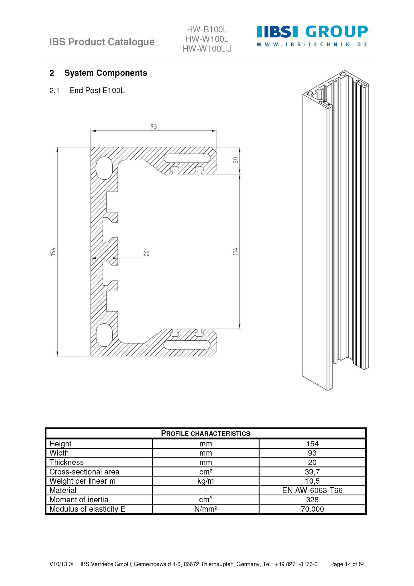 B100 - Reveal Fixed Flood Barrier System (T08)