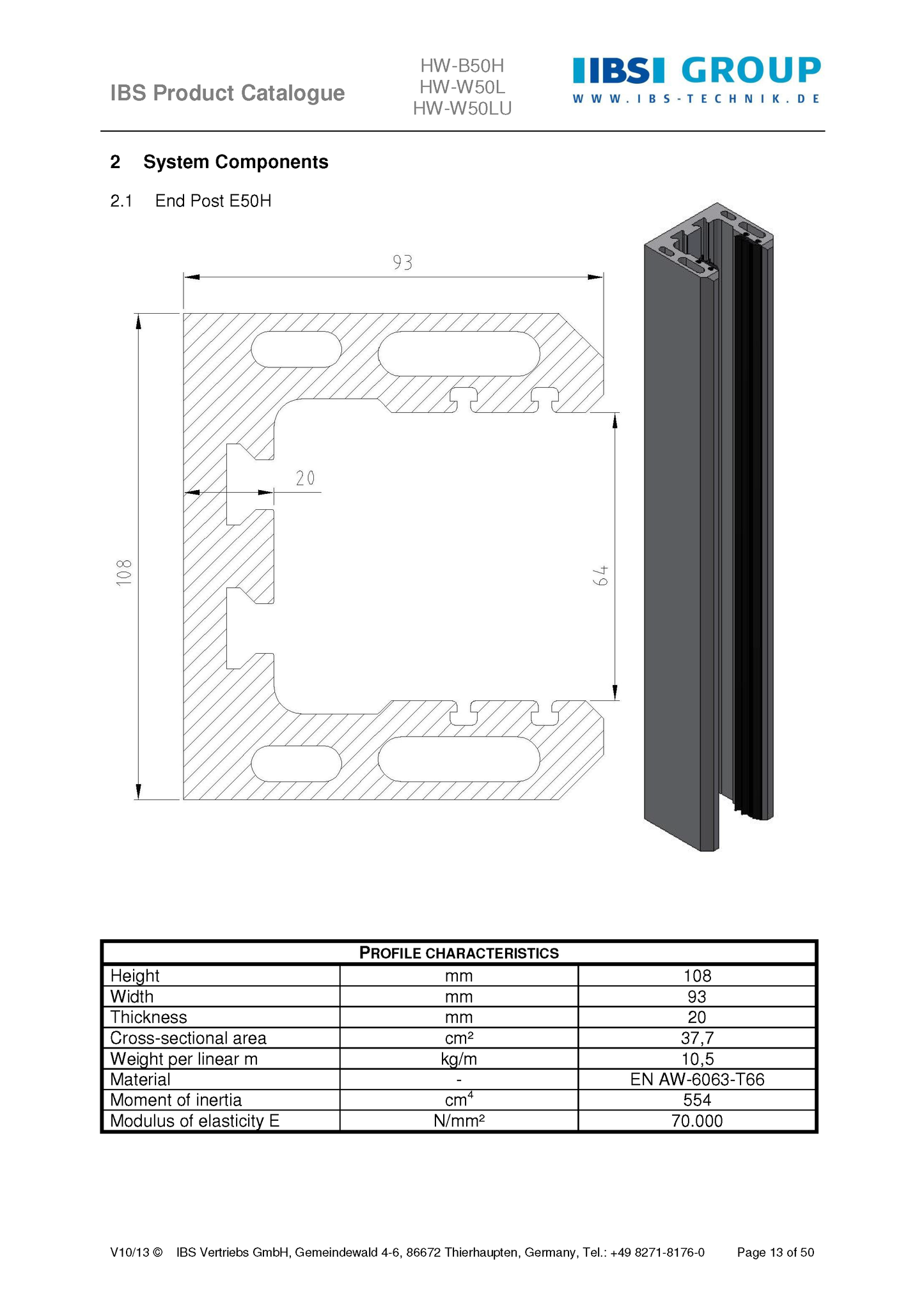 B50 - Reveal Fixed Flood Barrier System (T08)