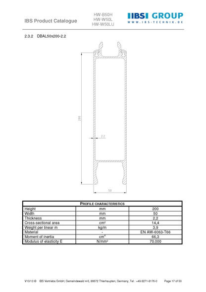 B50 - Face Fixed Flood Barrier System (T16)